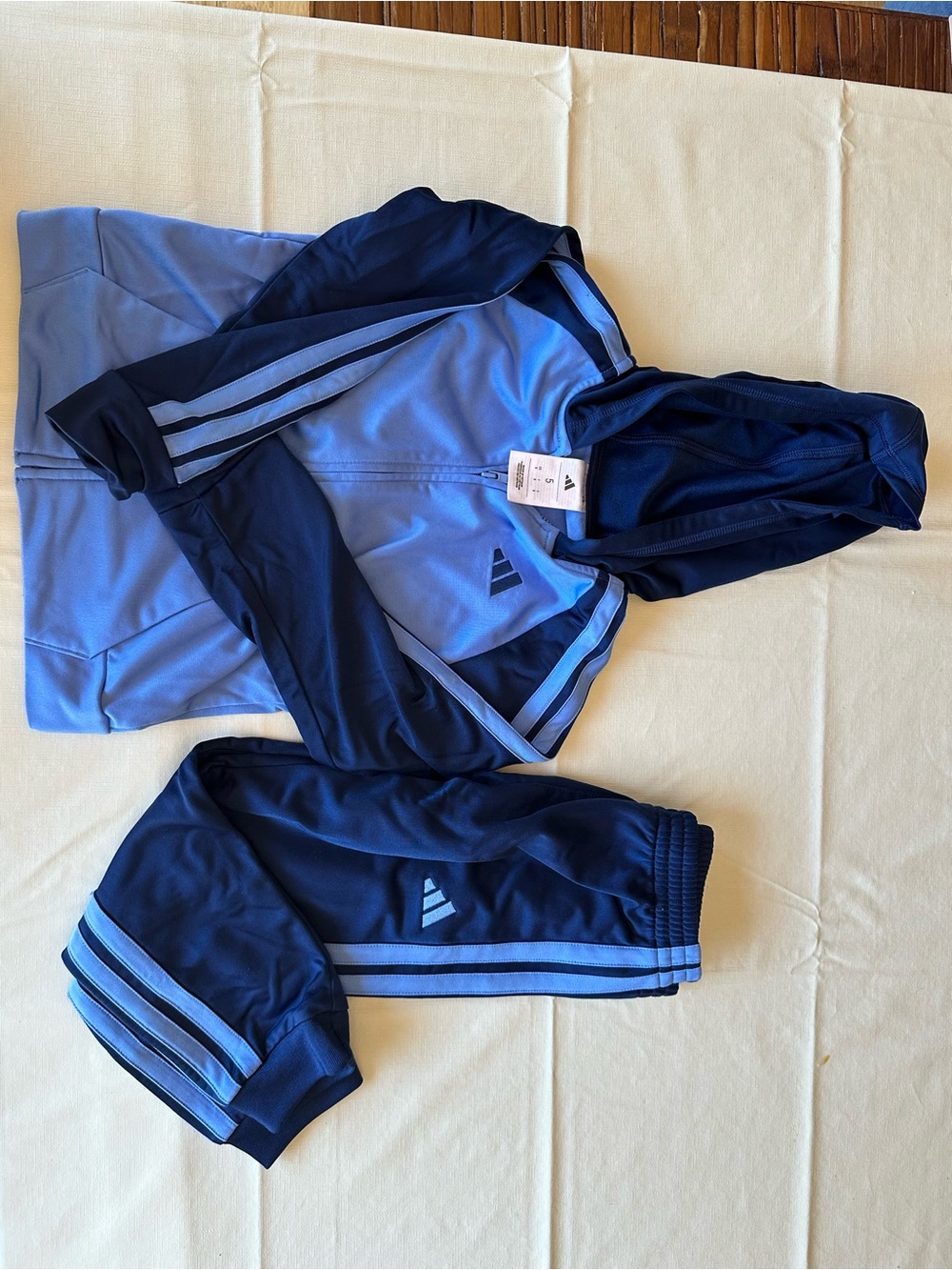 adidas Kids Navy & Light Blue Jogger Sweatpants Set